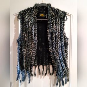 Rabbit fur vest